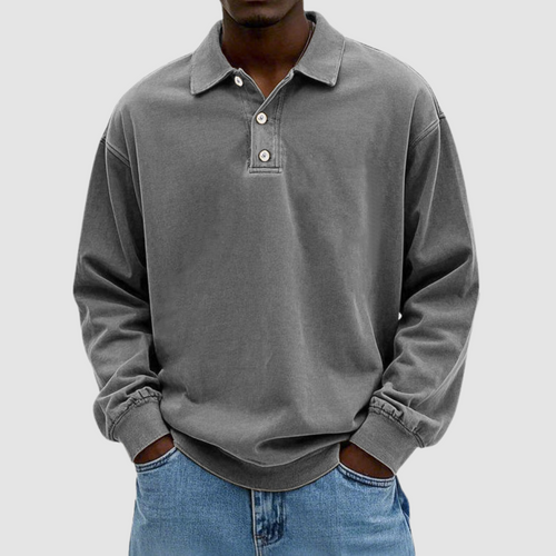 ALEX | Long sleeve polo shirt