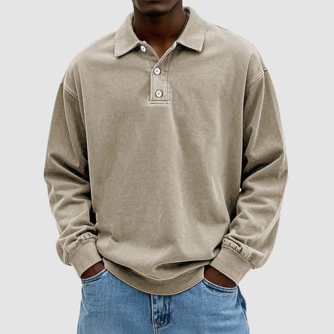 ALEX | Long sleeve polo shirt