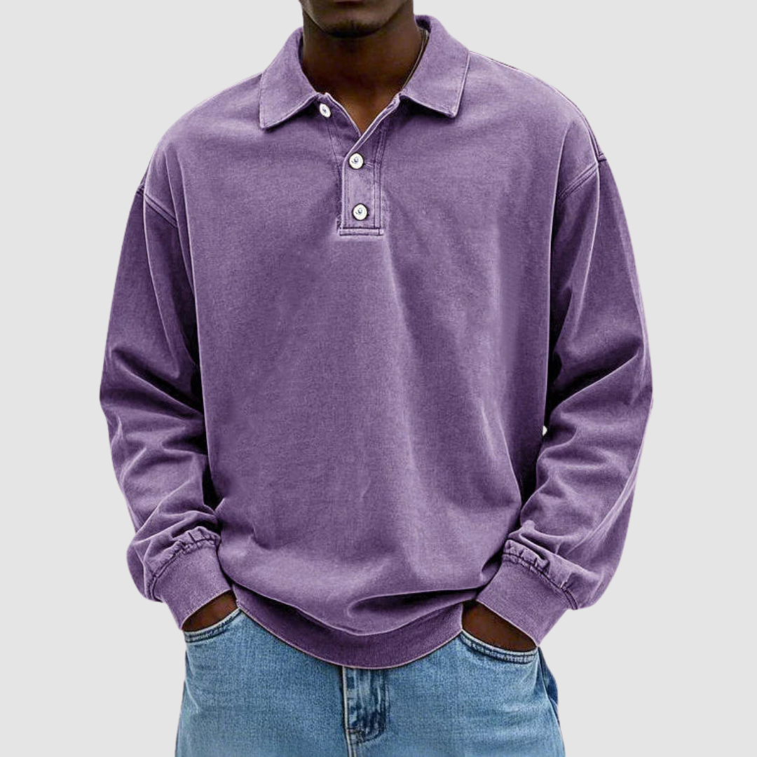 ALEX | Long sleeve polo shirt