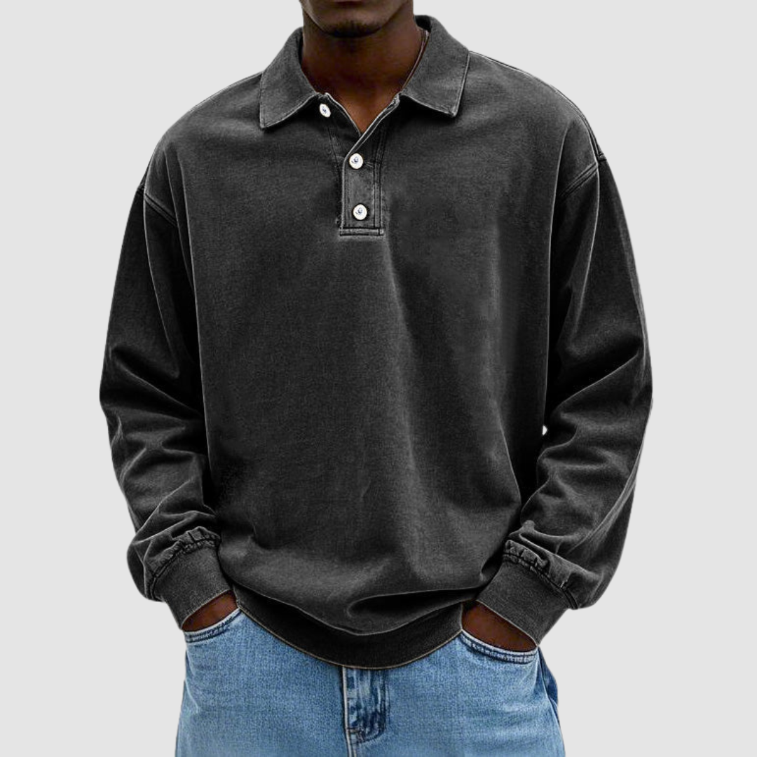 ALEX | Long sleeve polo shirt