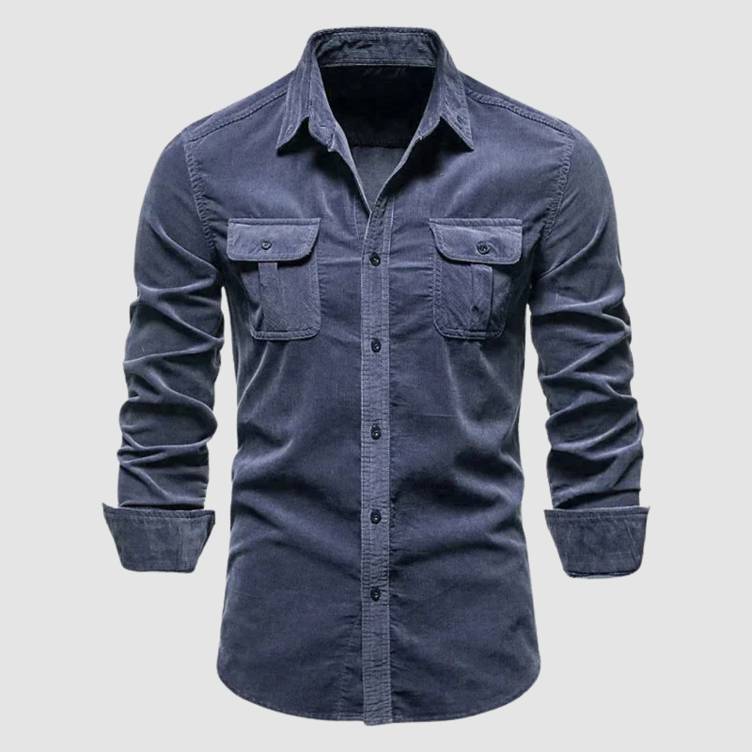 AMELIA | Button-up corduroy shirt