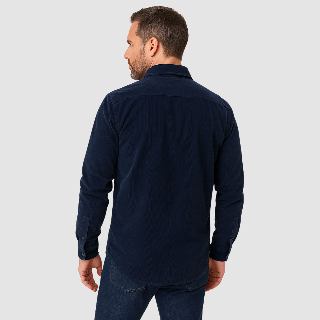 AMELIA | Button-up corduroy shirt