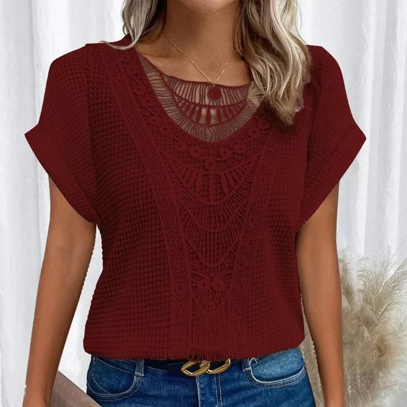 SHEILA | Loose lace blouse