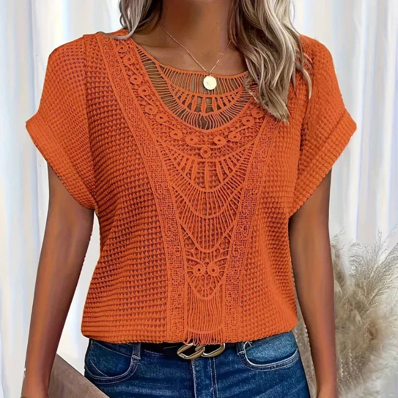 SHEILA | Loose lace blouse
