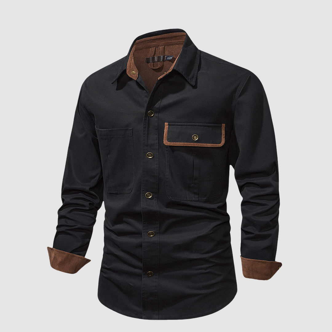 ALEXANDRA | Long sleeve button-up shirt