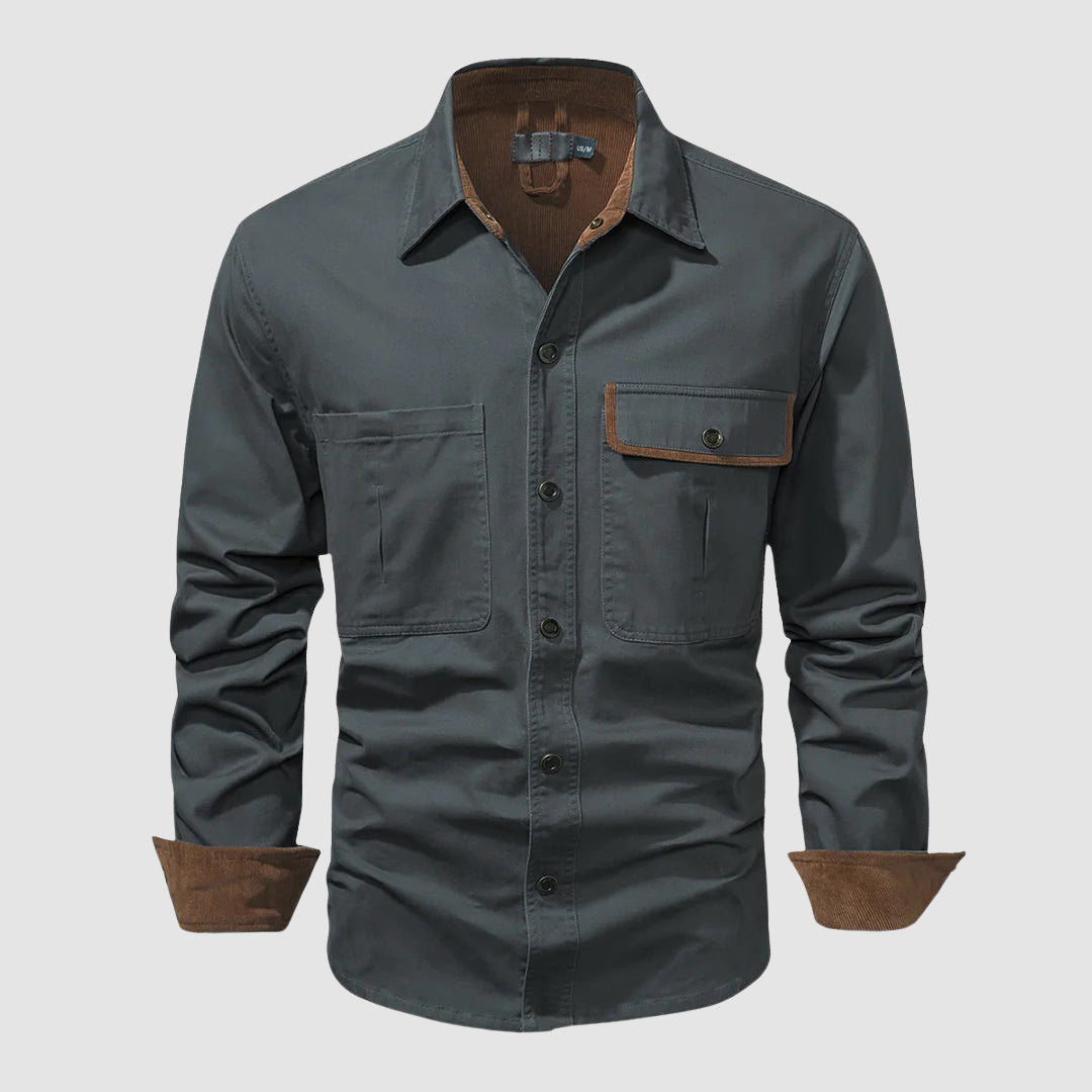 ALEXANDRA | Long sleeve button-up shirt