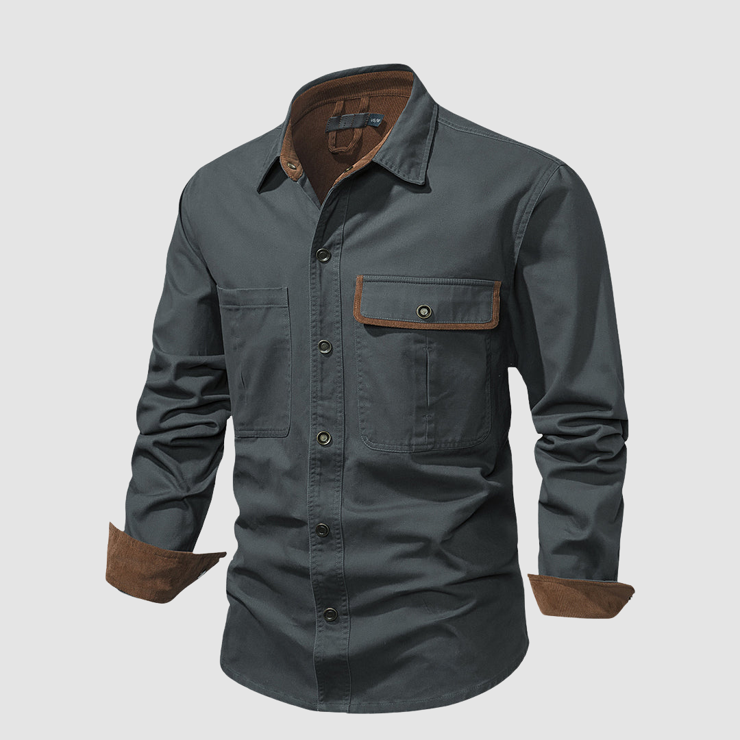ALEXANDRA | Long sleeve button-up shirt
