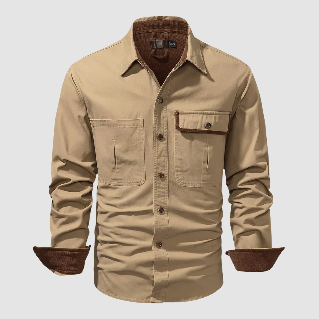 ALEXANDRA | Long sleeve button-up shirt