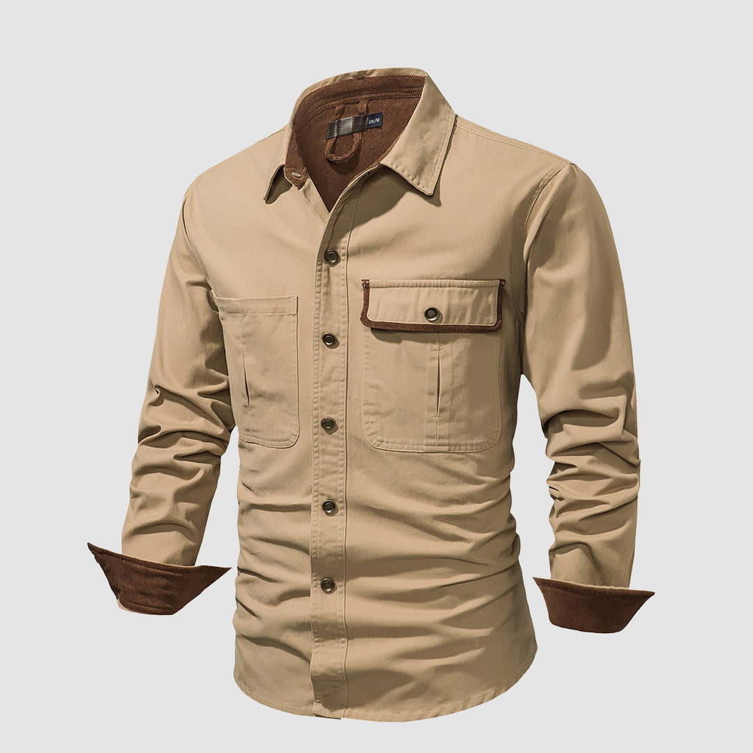 ALEXANDRA | Long sleeve button-up shirt
