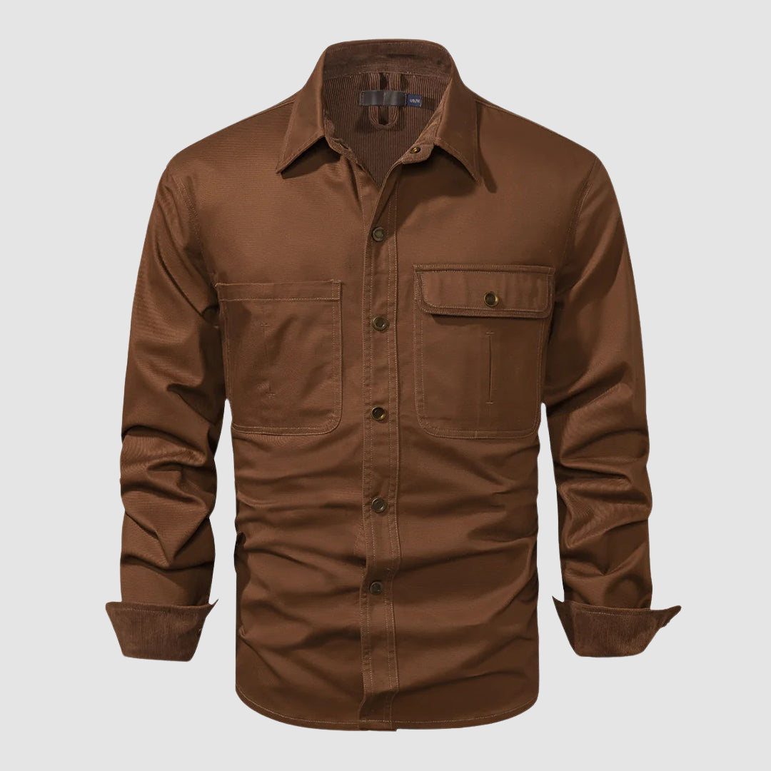 ALEXANDRA | Long sleeve button-up shirt