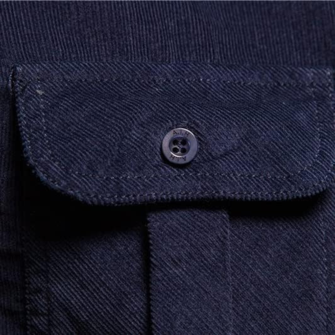 AMELIA | Button-up corduroy shirt
