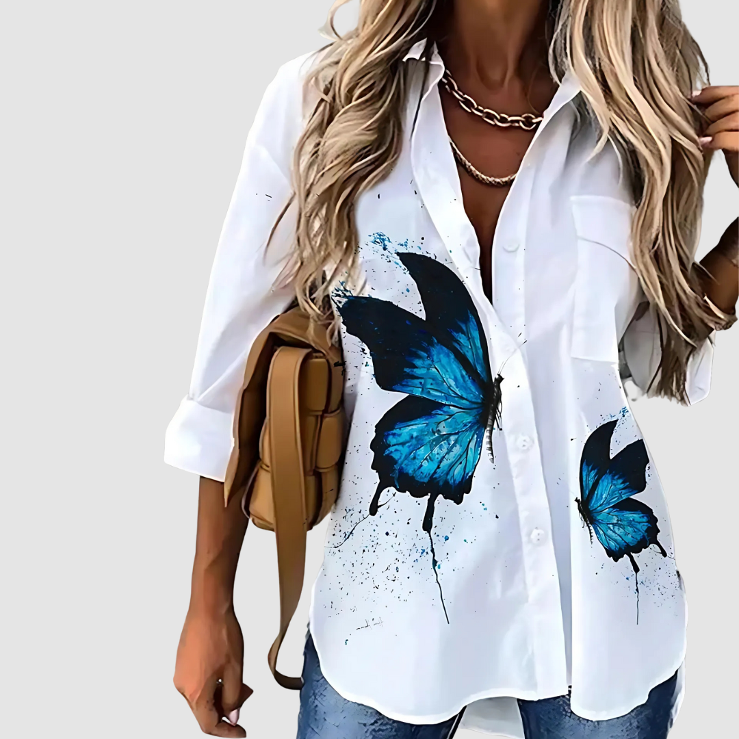 PEGGY | Printed blouse for warm days