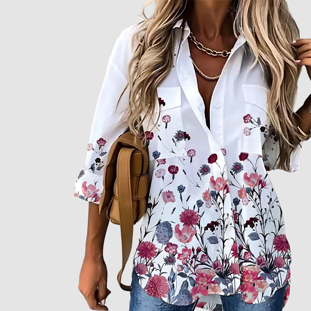 PEGGY | Printed blouse for warm days