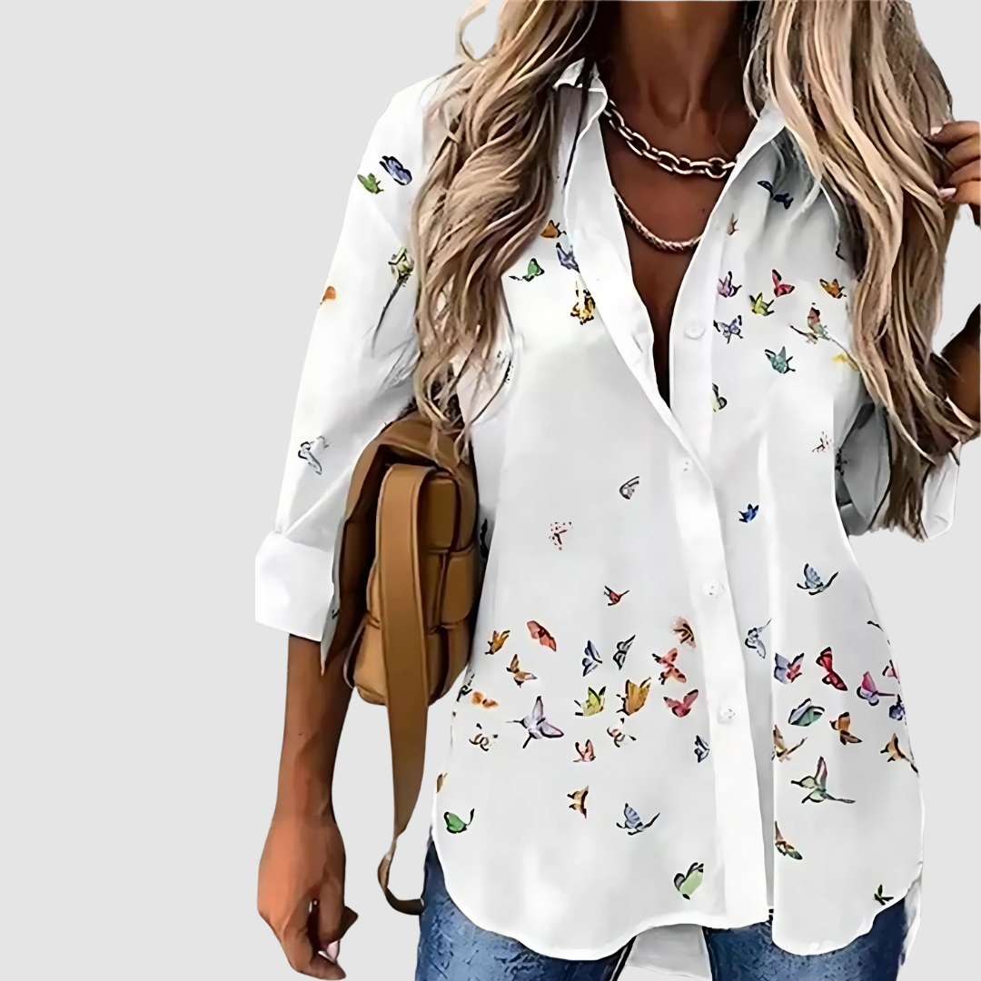 PEGGY | Printed blouse for warm days
