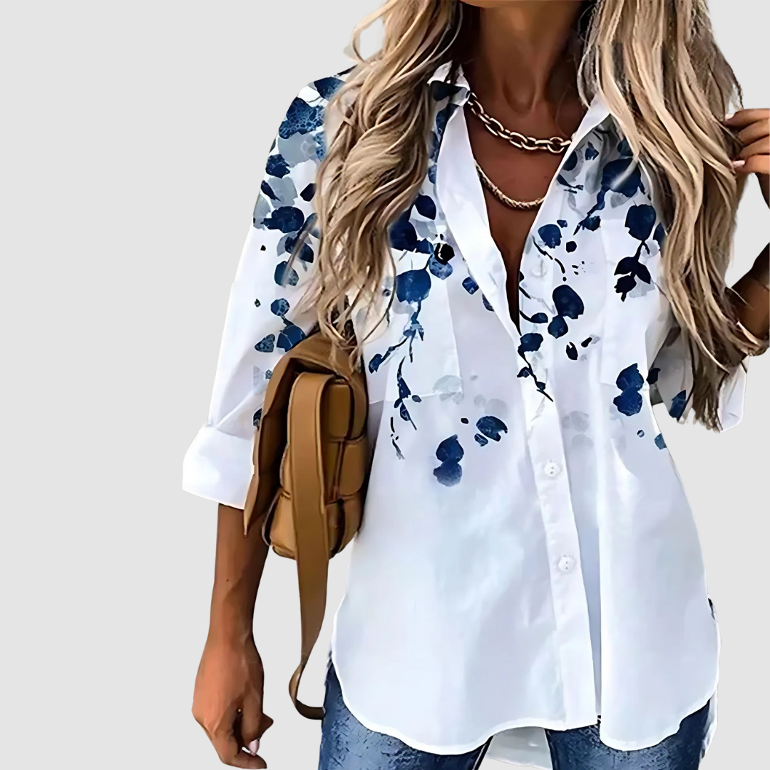 PEGGY | Printed blouse for warm days