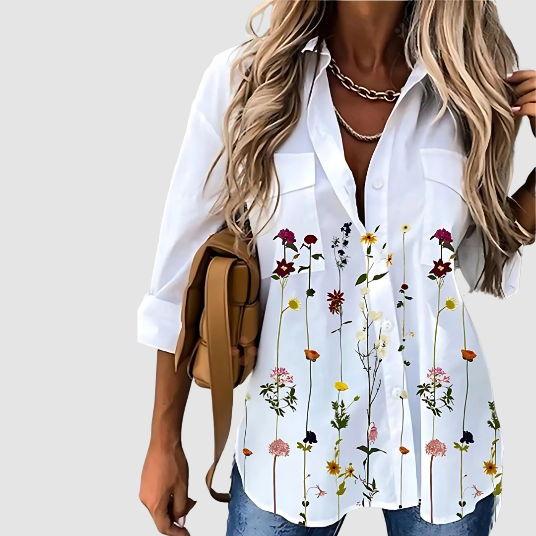 PEGGY | Printed blouse for warm days