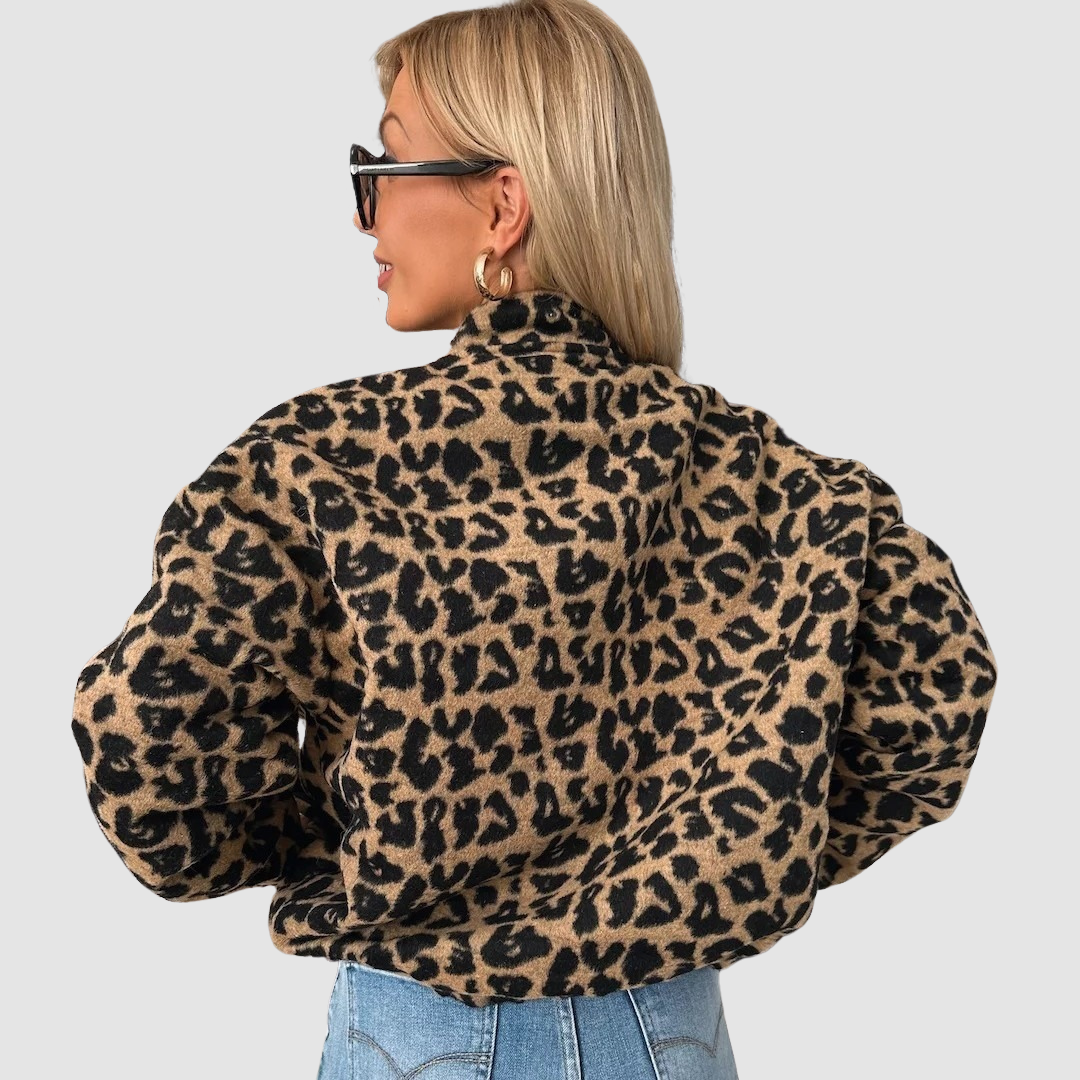 AMELIA | Lightweight leopard print jacket
