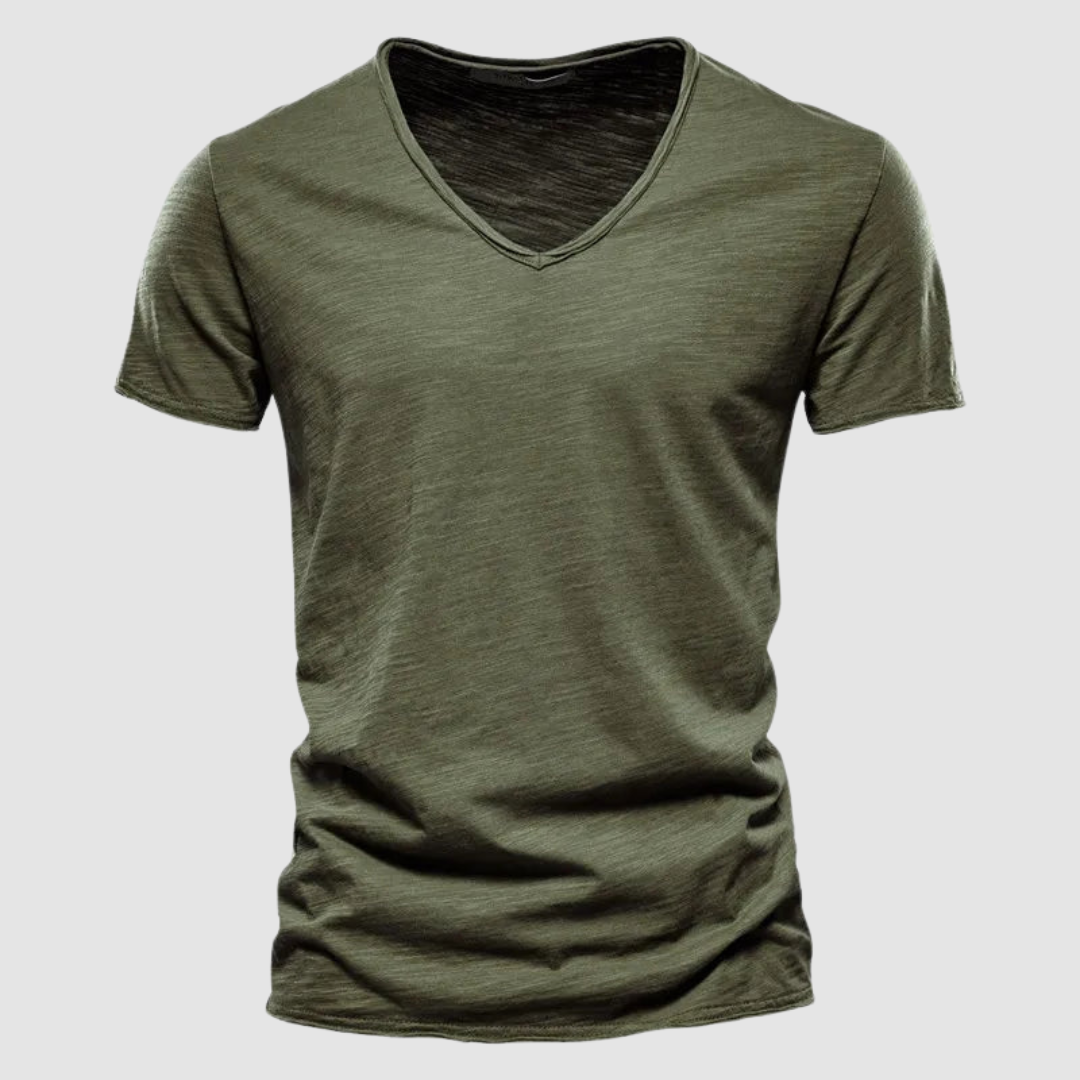 AUDREY | V-neck summer tee