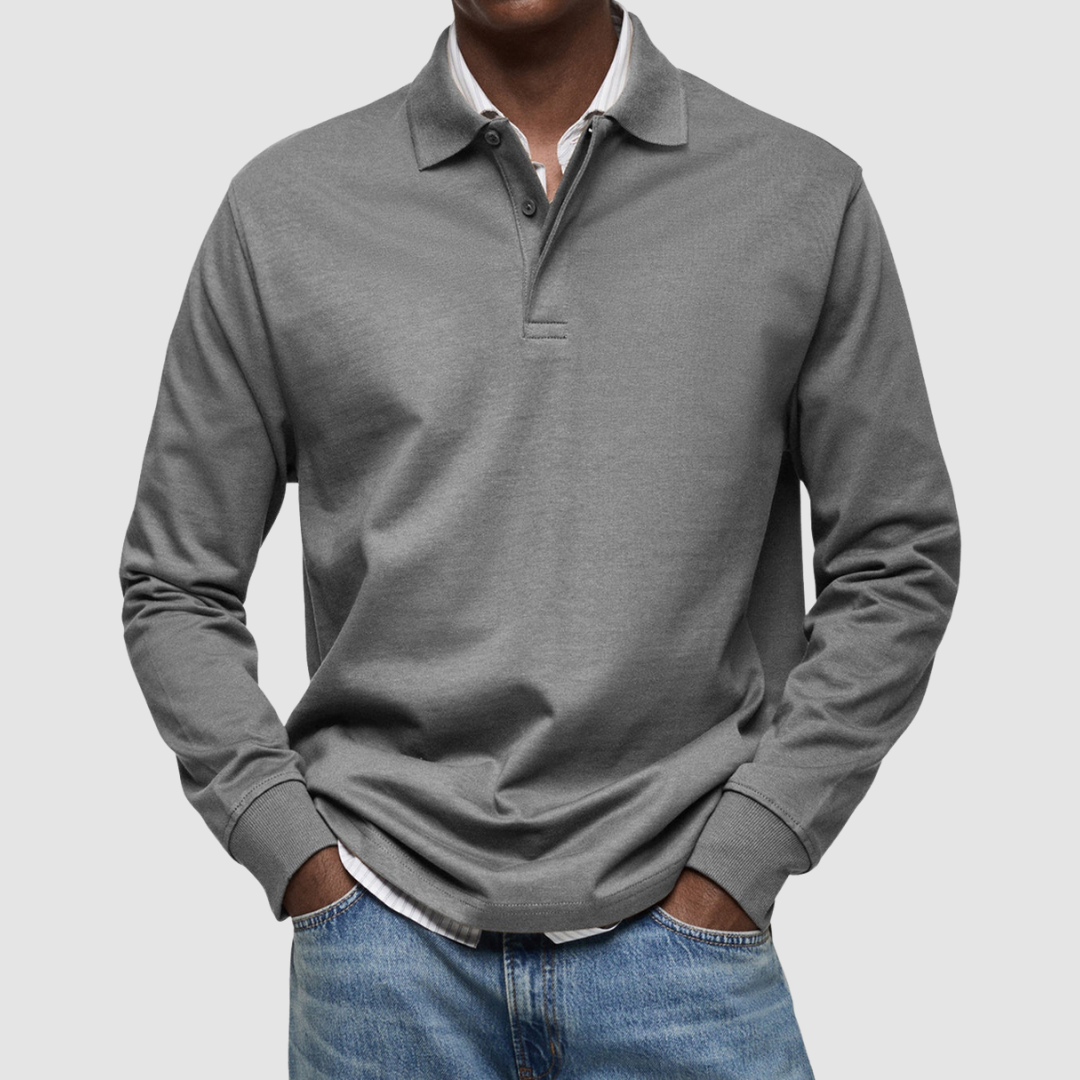 ANITA | Long sleeve casual polo