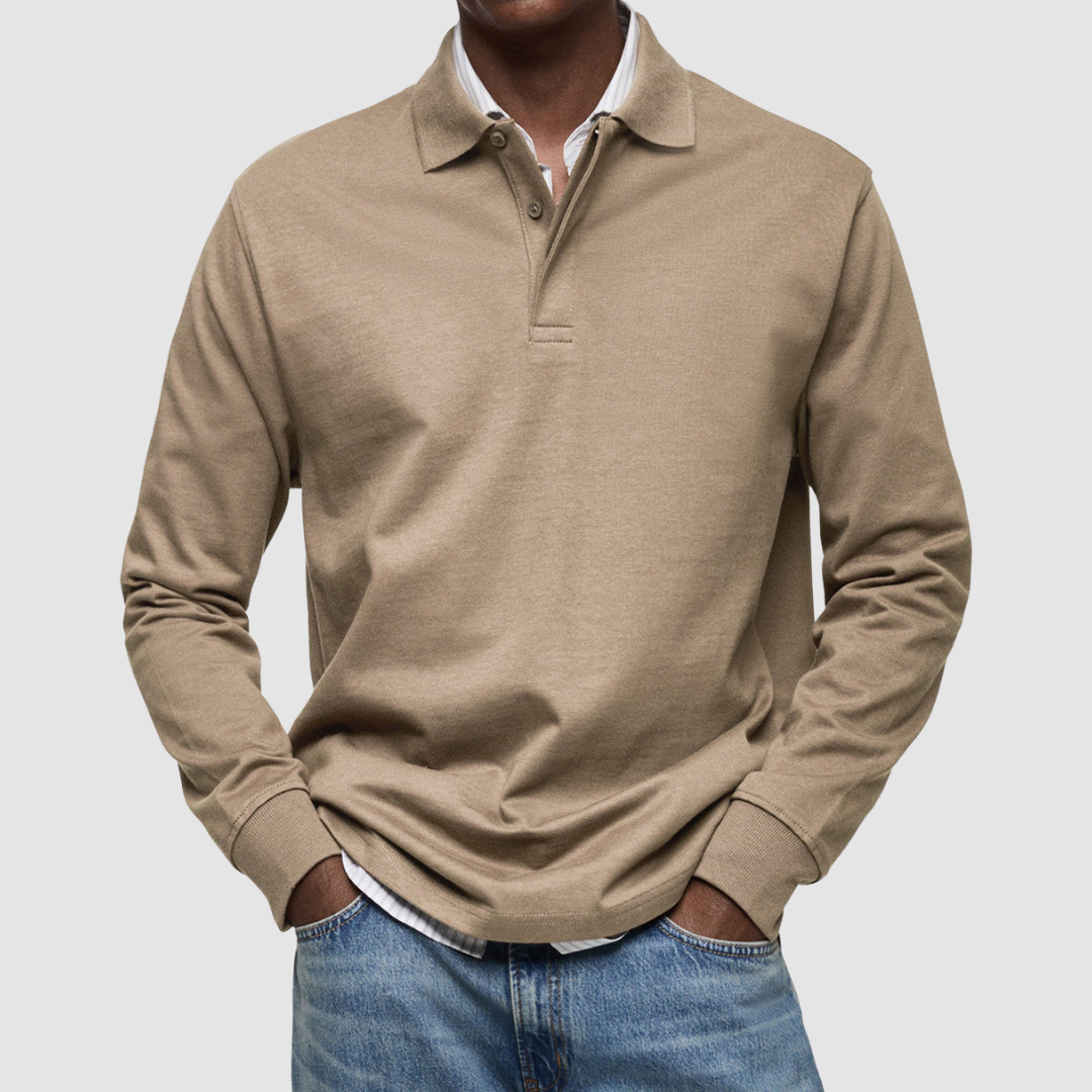 ANITA | Long sleeve casual polo