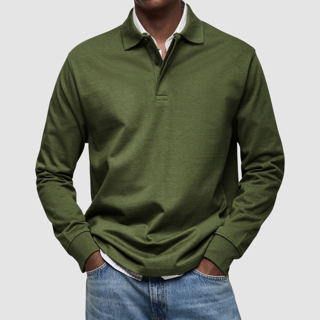 ANITA | Long sleeve casual polo