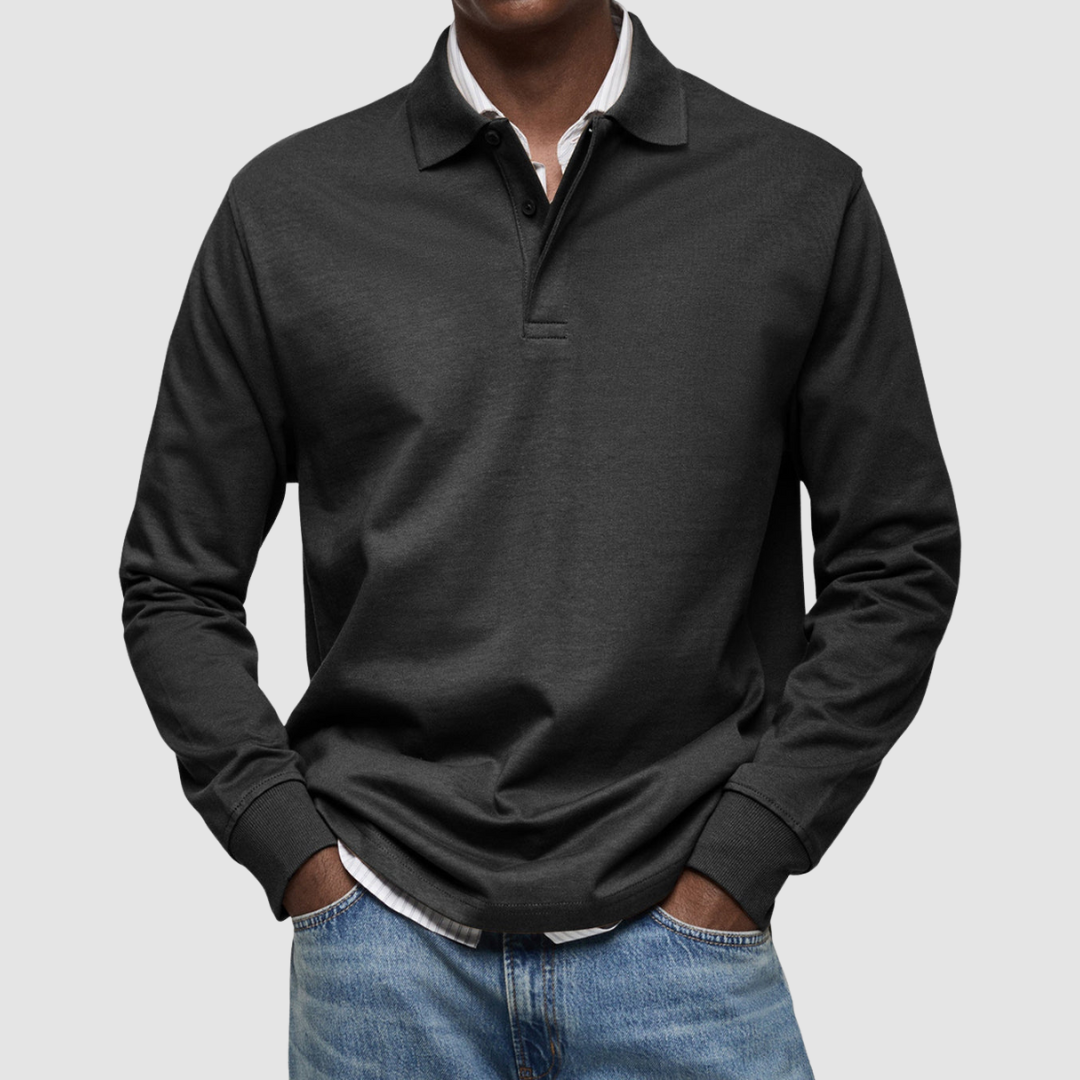ANITA | Long sleeve casual polo