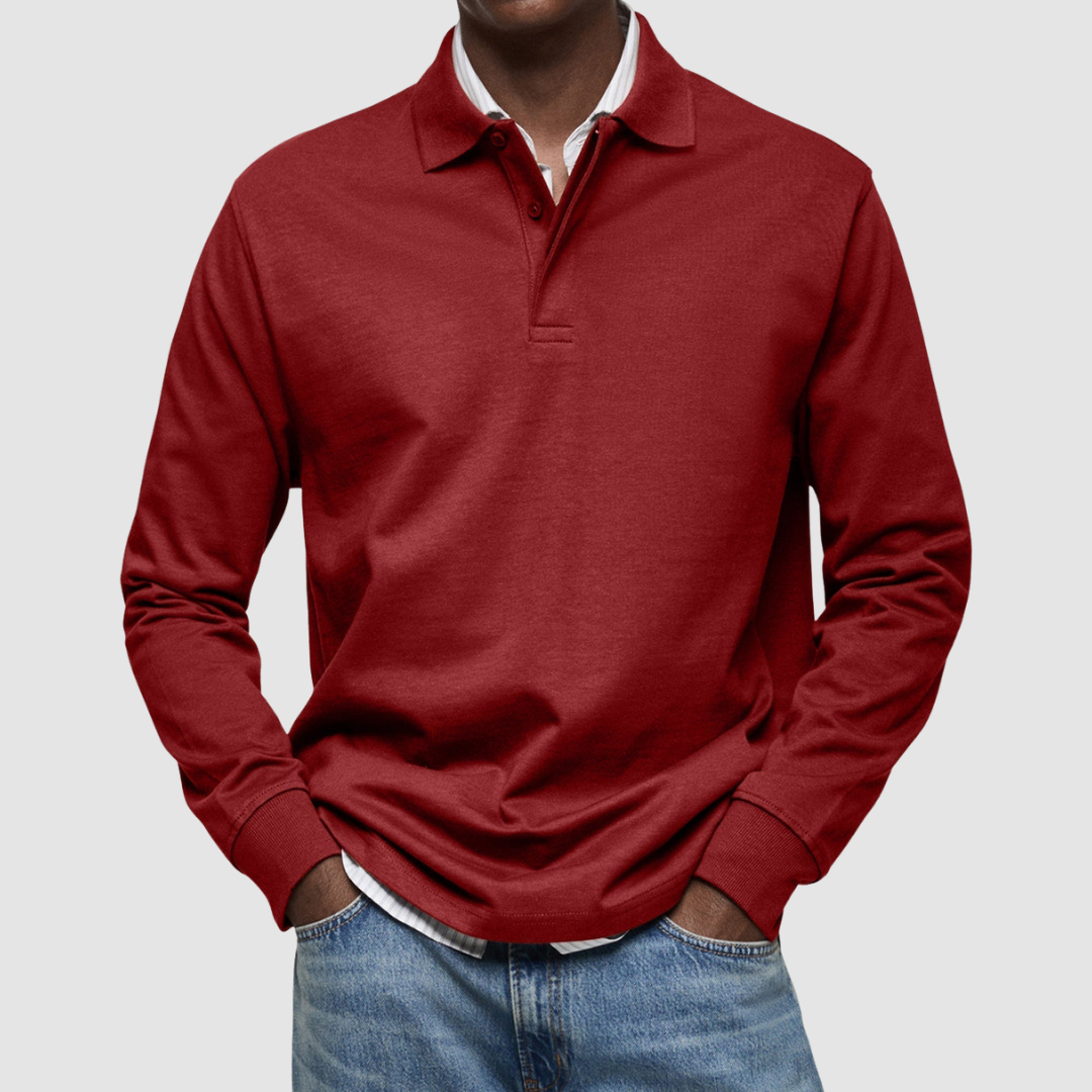 ANITA | Long sleeve casual polo