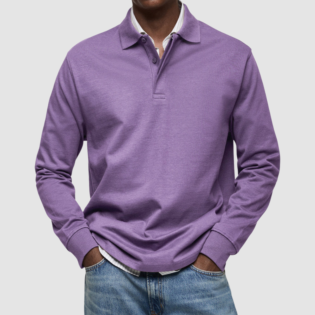 ANITA | Long sleeve casual polo