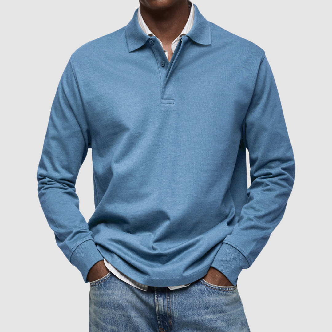 ANITA | Long sleeve casual polo