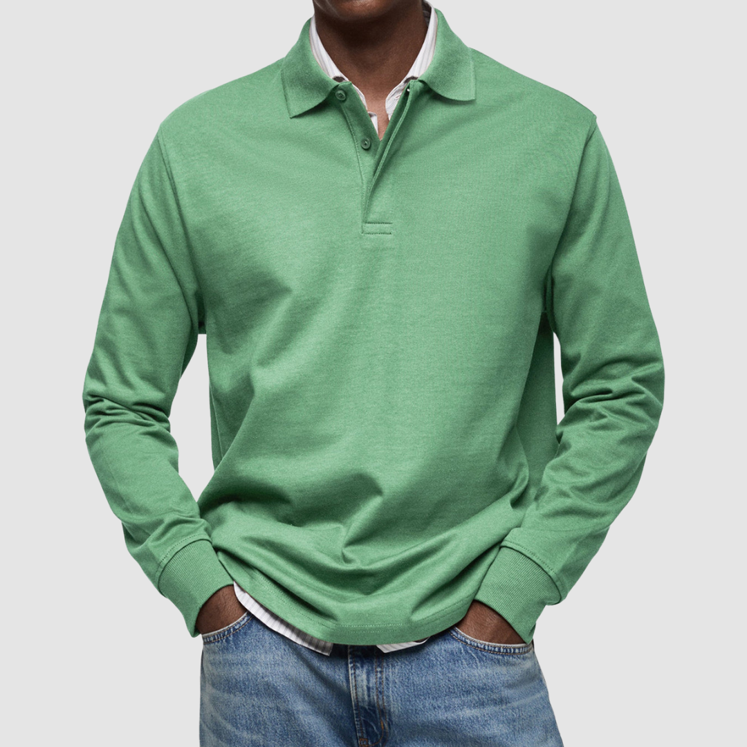 ANITA | Long sleeve casual polo