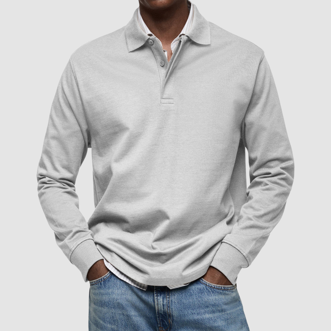 ANITA | Long sleeve casual polo