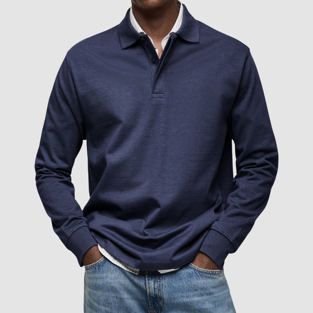ANITA | Long sleeve casual polo