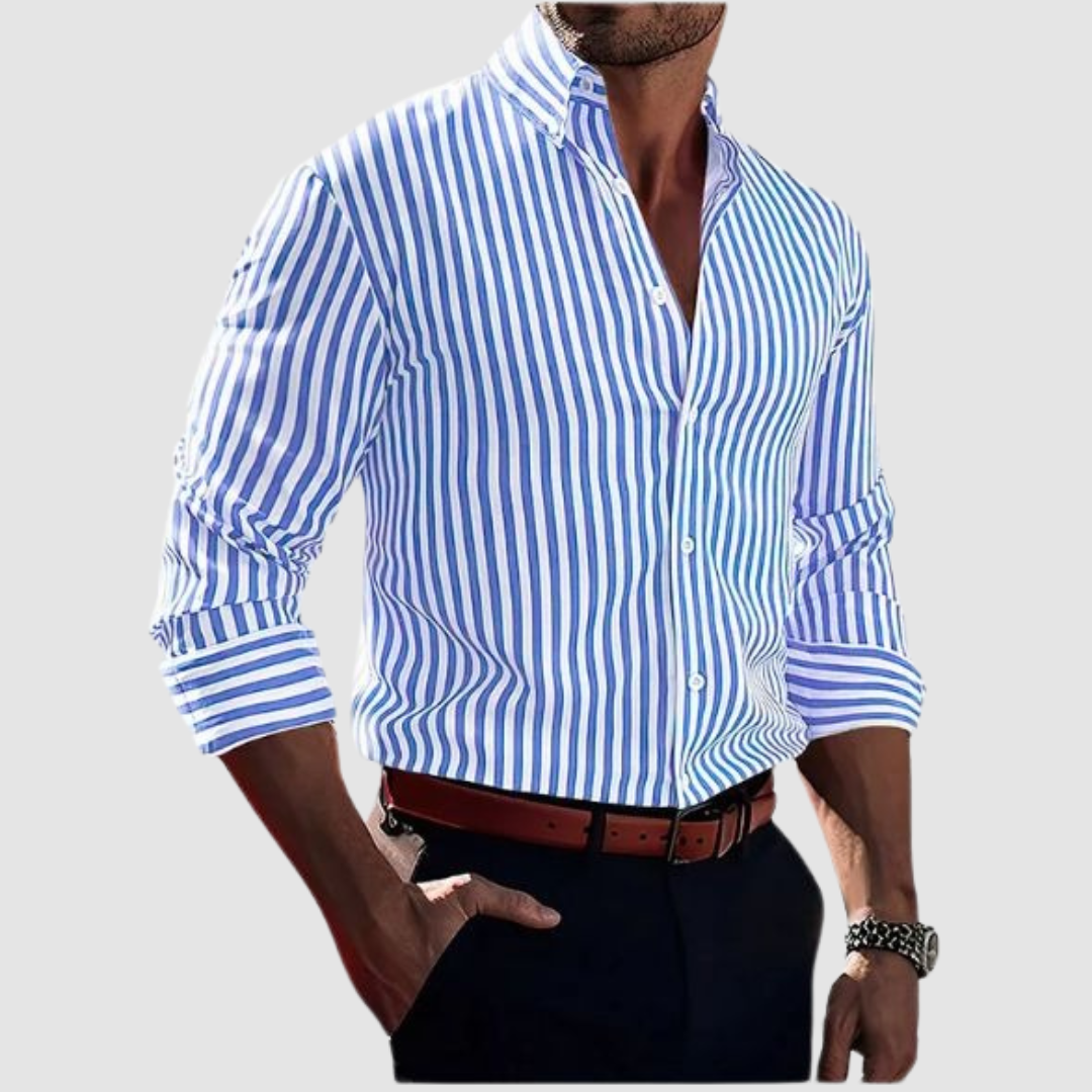 CLAUDIA | Striped shirt with modern fit