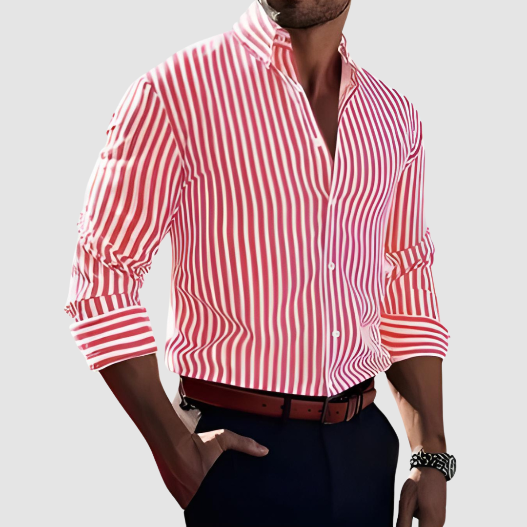 CLAUDIA | Striped shirt with modern fit
