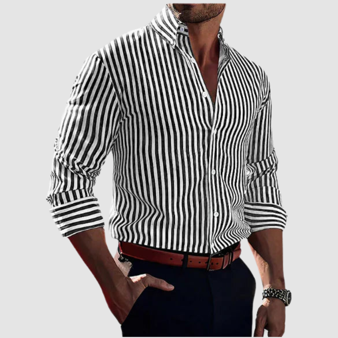 CLAUDIA | Striped shirt with modern fit