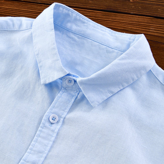 AMELIA | Long sleeve linen shirt