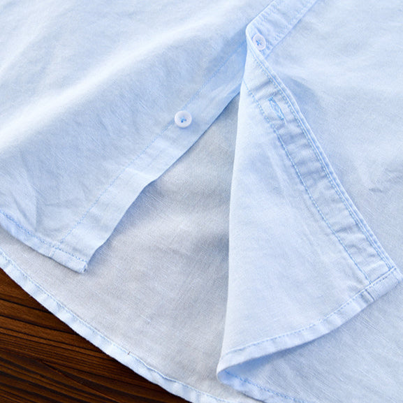 AMELIA | Long sleeve linen shirt
