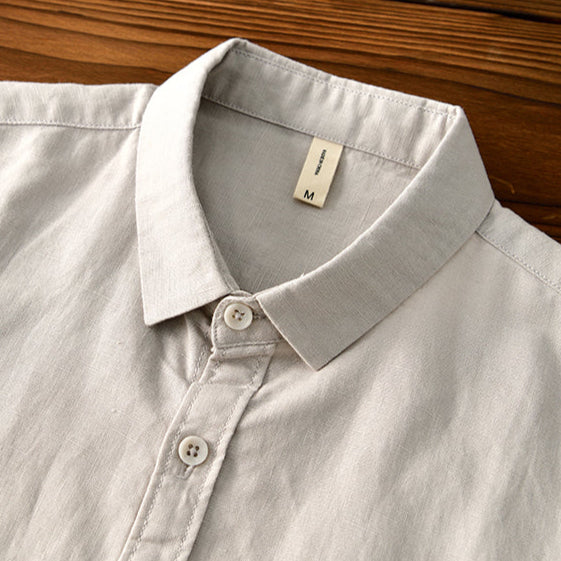 AMELIA | Long sleeve linen shirt