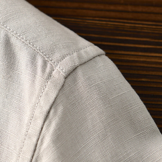 AMELIA | Long sleeve linen shirt