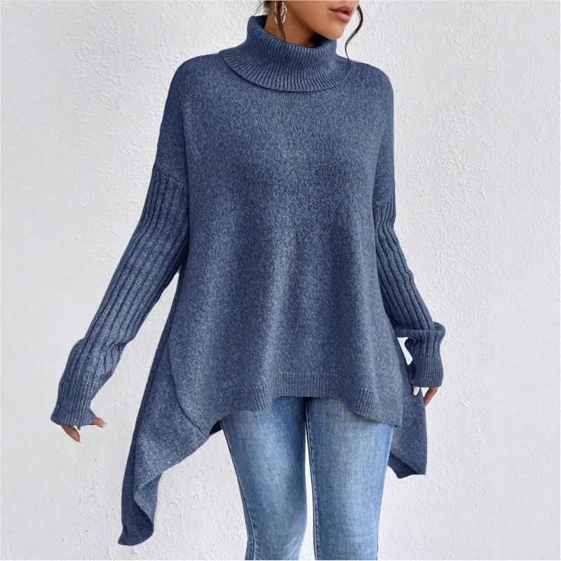 EDNA | High neck sweater with a relaxed fit