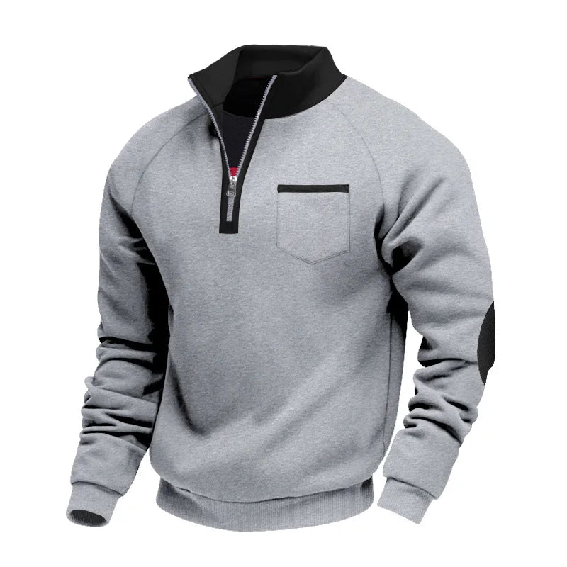 RONAN | Fleece-lined sweatshirt with a chest pocket