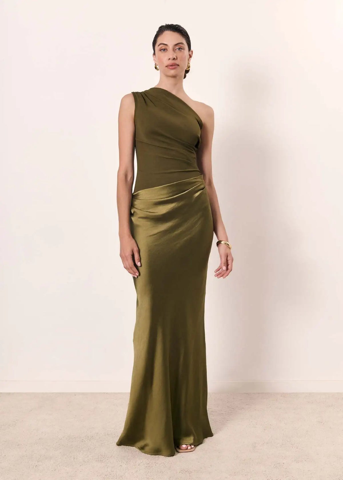 LORRAINE | One-shoulder maxi dress