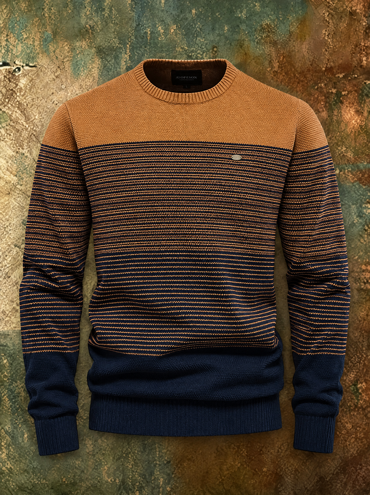 QUENTIN | Color block quarter-zip sweater