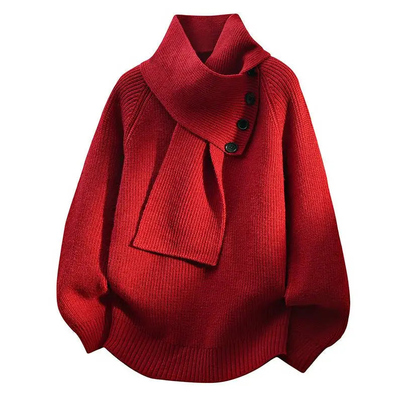 MARILYN | Scarf collar held by buttons