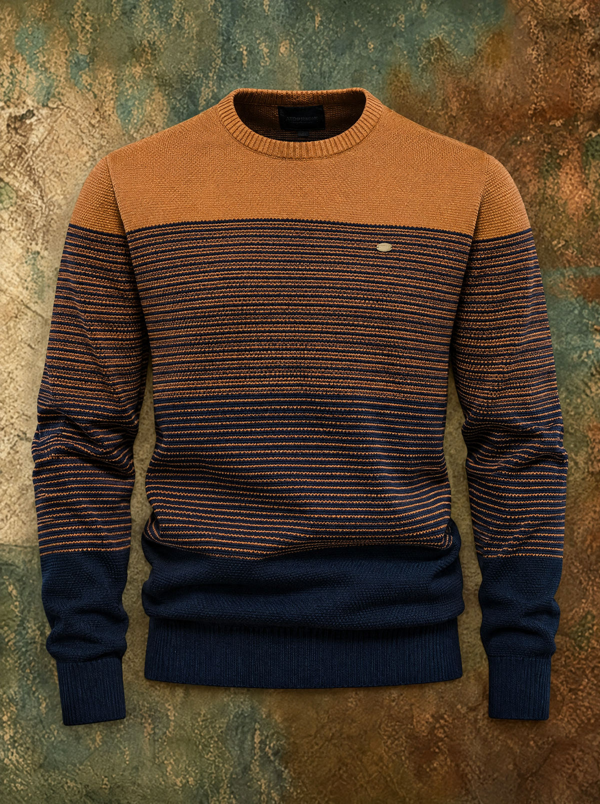 QUENTIN | Color block quarter-zip sweater