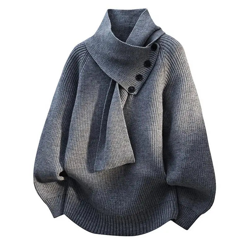 MARILYN | Scarf collar held by buttons