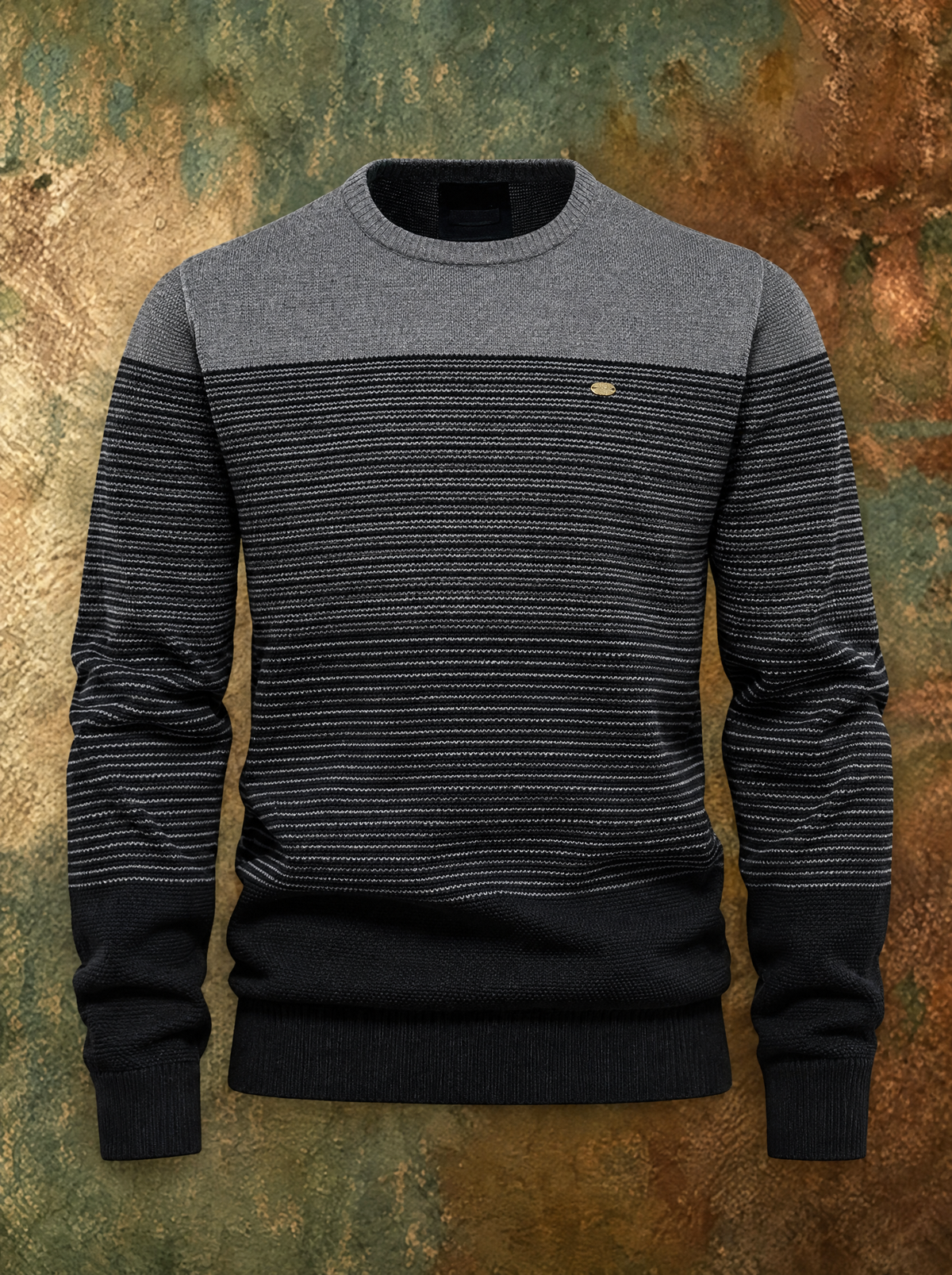 QUENTIN | Color block quarter-zip sweater