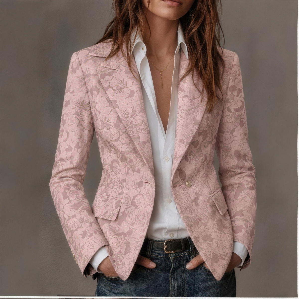 MAXINE | Fitted textured blazer