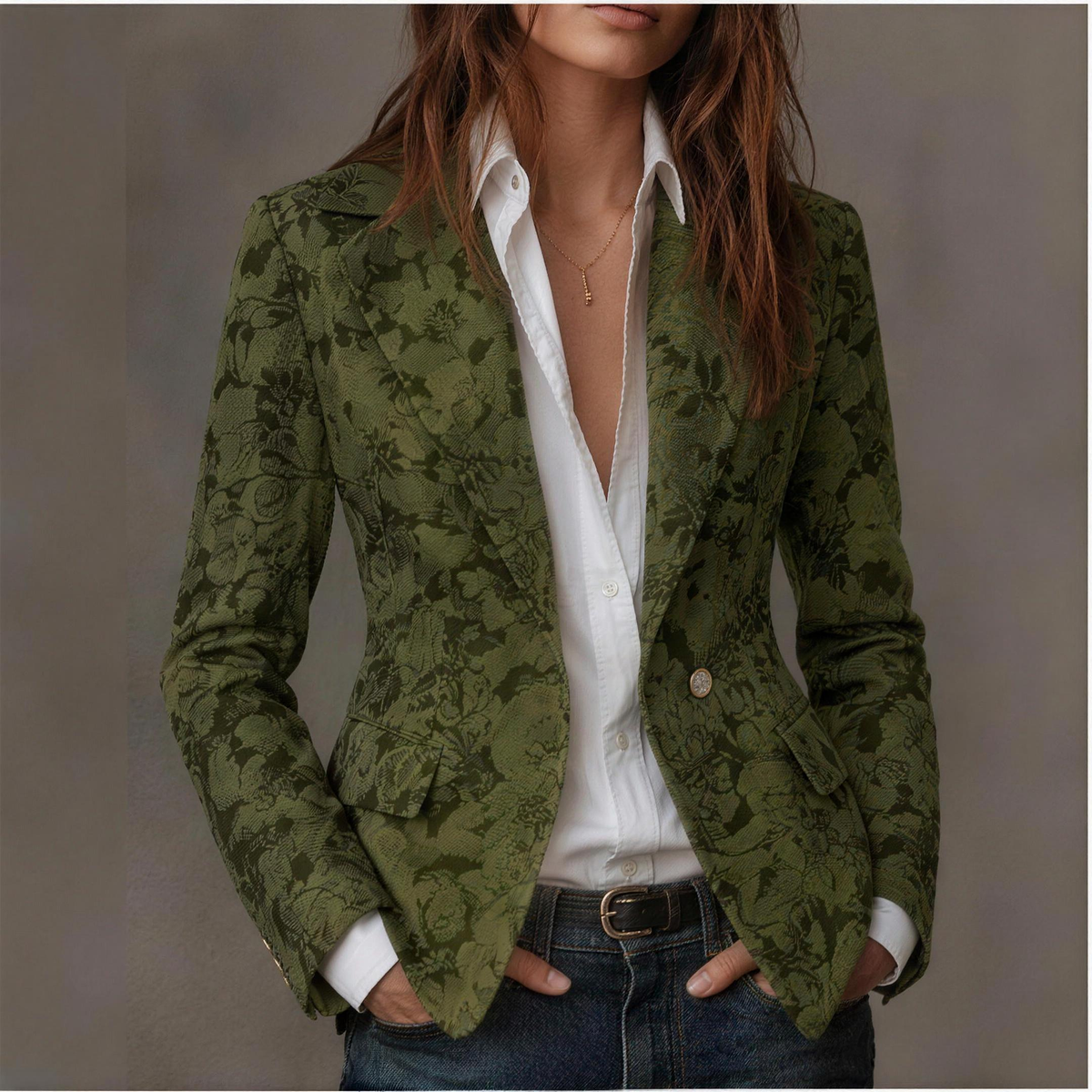 MAXINE | Fitted textured blazer