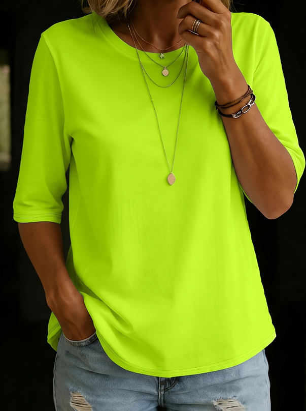 SHARON | Half sleeve top with arm coverage